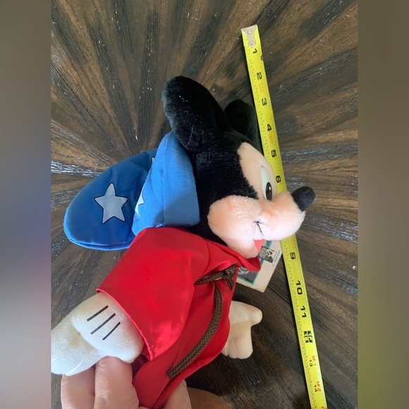 Vintage Fantasia Mickey Mouse 12 inch Plush with Tags Attached - Picture 2 of 8